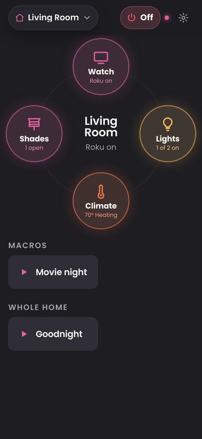 Huddy app: Every room, one tap